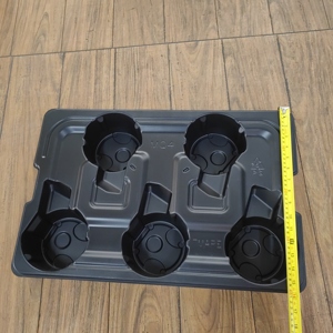 Nhựa đen ESD PCB khay chống tĩnh điện linh kiện điện tử ODM OEM PVC/PET/ABS gói khay vỉ - Product Image 4