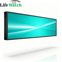 Écran LCD étiré ultra-large de 49,5 pouces pour affichage numérique publicitaire, idéal pour les supermarchés, les rayonnages et les magasins de détail en intérieur