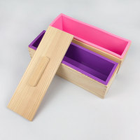 Moule à savon rectangulaire en silicone de 1200 ml, fait à la main avec du moule en résine de silicone, fabriqué en Chine