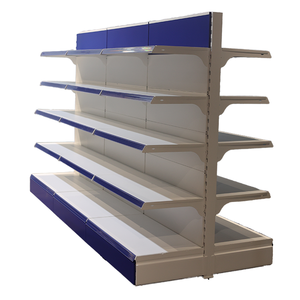 Exhibidores Metálicos <span class=keywords><strong>de</strong></span> Doble Cara para Tiendas Minoristas, Estanterías <span class=keywords><strong>de</strong></span> Góndola para Supermercados, <span class=keywords><strong>Precio</strong></span> <span class=keywords><strong>de</strong></span> Fábrica - Product Image 3