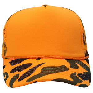 5-Panel Plaid Twill Truck Driver Hat Sportlicher Stil mit hand bestickten Schleifen und kariertem Schaumstoff-Baseball hut - Product Image 5