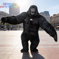 Costume de mascotte gonflable géant King Kong Gorille de Noël de haute qualité HESPER pour adultes unisexe