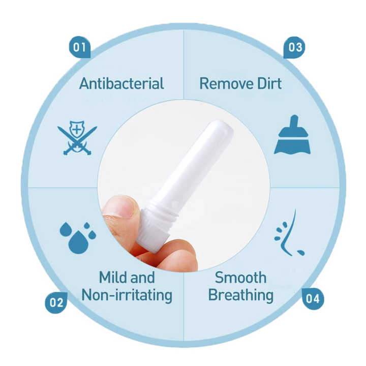Cooling Mint Nasal Inhaler Rhinitis Cool Cream Anti-Drowsy Essential Oils Nose Headache Congestion Herbal Ointment