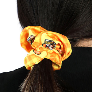 VOGRACE Custom Logo Satin Hair Ties <strong>Scrunchies</strong> Personalized Logo Pattern Elastic Hair <strong>Bands</strong> <strong>Scrunchy</strong> Printed Custom Hair Ties - Product Image 2