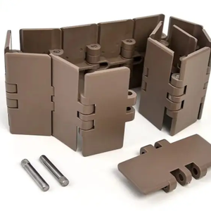 2025 haute qualité en plastique simple charnière droite lamelle haut chaîne 820 pour convoyeur à bande équipement usine directe - Product Image 4