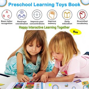 Attività di apprendimento prescolare libro occupato per bambini libro di apprendimento educativo personalizzato per autismo libro tranquillo - Product Image 6