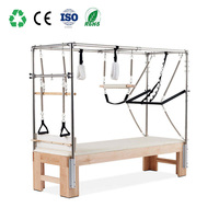 Sistema de Pilates Cadillac Reformer Portátil y Ajustable de Madera de Arce de Lujo para Equipamiento de Estudio de Pilates Boutique
