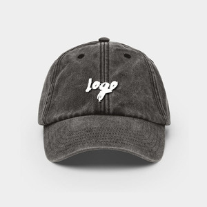 Casquette de baseball brodée lavée de haute qualité, ajustable, sur mesure, respirante, 100 % coton - Product Image 4