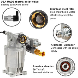 KUHONG 6.5hp Pressure Washer Pump Rate Horizontal Pump Pressure Power Washer Pump With Spare Parts - Product Image 5