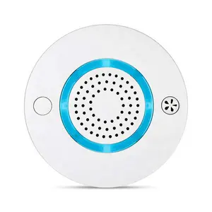 WIFI Tanpa Kabel, Aplikasi Asap Api & Sensor Suhu Nirkabel Detektor Temperatur Asap Sistem Alarm Keamanan Rumah