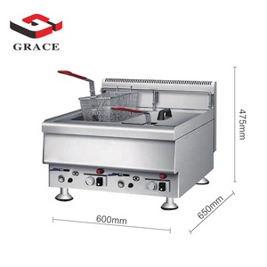 Gas friggitrice (2-tank/2-basket) /tacchino Commerciale Friggitrice Attrezzature Da Cucina Commerciale - Product Image 3