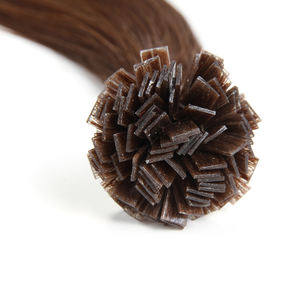 Vente en gros Extensions de cheveux humains 100% russes vierges à double tirage Pointe plate pré-collée à la kératine naturelle - Product Image 4