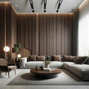 تصنيع المعدات الأصلية 20 ، تصميم داخلي مجاني ثلاثي الأبعاد PS مخدد جدار فحم كسوة لوحة الحائط Ps - Product Image 3