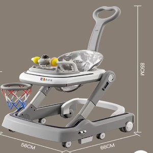 Andador <span class=keywords><strong>para</strong></span> Bebés 3 en 1, Plegable, con Bandeja Musical de Plástico, <span class=keywords><strong>para</strong></span> Aprendizaje y Entrenamiento, con Ruedas - Product Image 5