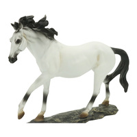 Fabrication en gros célèbre antique petit cheval statue art artisanat décoratif résine animal cheval sculpture à vendre