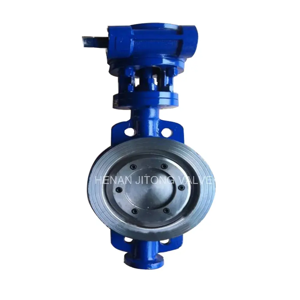 The best price ductile iron material turbine clamp butterfly valve hard sealed butterfly valve