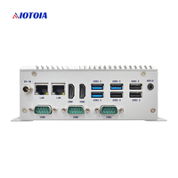 Mini PC sans ventilateur, ordinateur embarqué industriel, processeur Celeron J6412, 2 LAN, 6 USB, 6 COM, VGA, sortie double écran, M31A