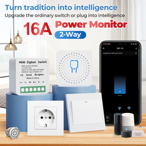 TUYA Zigbee <span class=keywords><strong>wifi</strong></span> 16A Mini interrupteur intelligent bricolage Module de commutateur mural <span class=keywords><strong>relais</strong></span> avec moniteur d'alimentation prise en charge de la commande vocale bidirectionnelle alexa - Product Image 5
