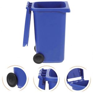Mini Bote de Basura Multifuncional Creativo para Escritorio, Contenedor de Basura para Escritorio, Hogar, Escuela, Oficina, Portaplumas con Ruedas - Product Image 3