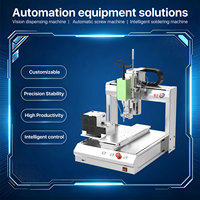 Machine de distribution guidée stable, robot de distribution de colle intelligent à 3 axes pour bureau