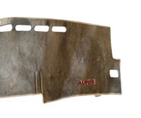 Housse de tableau de bord de voiture de luxe Luerman avec protection et décoration, 100% polyester noir absorbant anti-poussière pour Toyota Auris 2008
