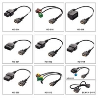 Juego de Cables de Extensión Dedicados para la Configuración Original OBDSTAR ECU MASTER C Serie HD, 19 Piezas
