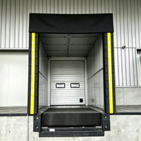 Boudin de protection industriel fixe en mousse pour quai de chargement d'entrepôt, protection contre les intempéries et contrôle climatique pour entrée de camion