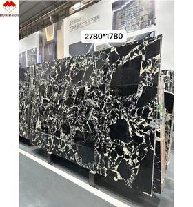 Diseñador amado mármol negro Calacatta <span class=keywords><strong>viola</strong></span> negro flor blanca piedra de mármol Natural Grand Antique losa de mármol blanco y negro - Product Image 6