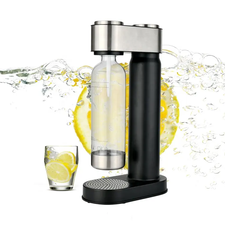 High Quality Carbonated Sparkling Water Maker Durable Sodamaker Home Portable Soda Maker With Stainless Steel Body