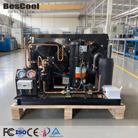 Unidad Condensadora de Compresor de Refrigeración para Cuarto Frío, Tipo Abierto, de 2HP-25HP, con Refrigerante R404A, Suministro de Fábrica