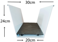 Gouttière en PVC pour fraise Systèmes hydroponiques verticaux