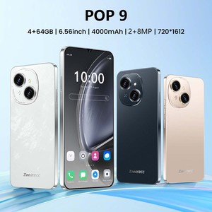 Teléfono 4G ZNNXECC POP9 popular y económico, pantalla de 6.6 pulgadas, doble tarjeta SIM, doble modo de espera, desbloqueo facial, admite pequeñas cantidades al por mayor - Product Image 4
