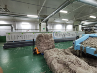 Machine de nettoyage Bisland Tex pour le traitement des fibres naturelles de chanvre, de jute, d'ananas, de lin et de fibres de récupération, filature de la fibre de lin