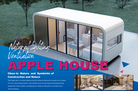 CDPH Maison mobile de luxe, camping-car moderne pour activités de plein air, conteneur détachable en acier et panneaux sandwich pour les vacances