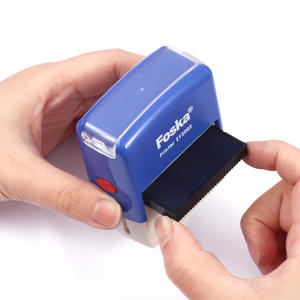 Stempel Otomatis FOSKA Isi Ulang untuk Keperluan Bisnis, Akuntansi, Pemesanan, Pekerjaan Kantor, dan Manajemen Dokumen yang Efisien - Product Image 3