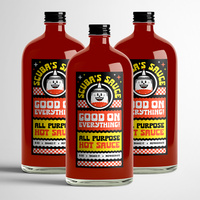 Etiquetas de Vinilo Impresas a Prueba de Agua para Botellas de Salsa de Chile, Personalizadas y Económicas de China