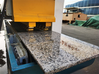 Machine à polir la pierre Hualong pour les bords de forme spéciale avec machine à collecteur de poussière pour le marbre, le granit au Liban Siemens