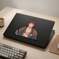 Autocollants 3D lenticulaires personnalisés en PET imperméable, Monkey D Luffy, autocollants à effet de changement de couleur, autocollants de dessin animé pour voiture