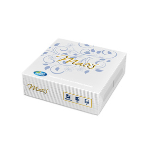 NAPKINS 2V 33X33 30 PEZZI BIANCHI DECORATI MATIS - Product Image 1