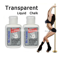 Craie liquide transparente ultra-absorbante 59ml 100ml 120ml avec logo personnalisé, antidérapante pour la danse sur barre et l'entraînement en salle de sport