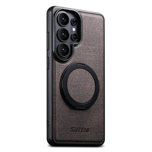 Étui magnétique <span class=keywords><strong>pour</strong></span> Samsung Galaxy S26 S25 S24 S23 Ultra <span class=keywords><strong>avec</strong></span> protection à 360° °   <span class=keywords><strong>Coque</strong></span> de téléphone <span class=keywords><strong>avec</strong></span> béquille, protection arrière, <span class=keywords><strong>en</strong></span> <span class=keywords><strong>cuir</strong></span> effet jean - Product Image 2