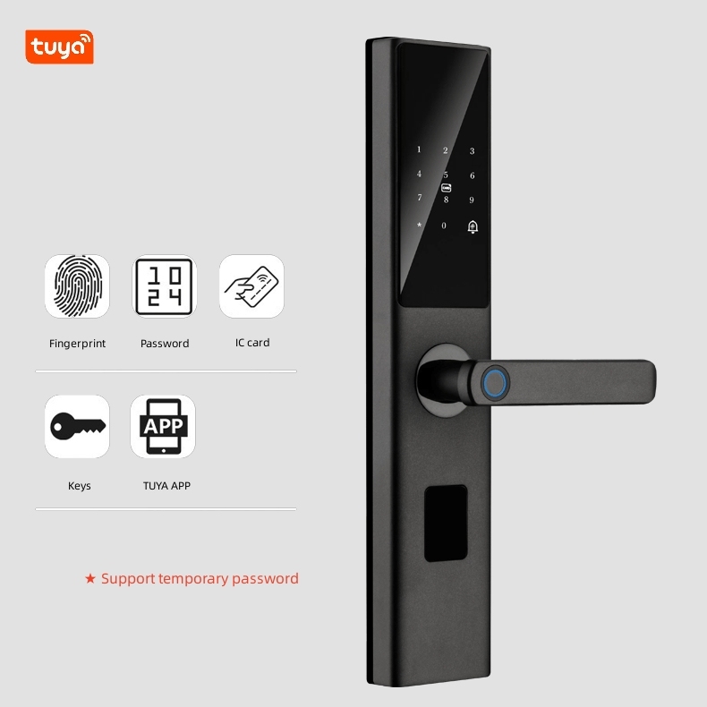 Enrique Tuya Smart Lock with Memory Card for Wood Door-Wi-Fi APP Fingerprint Unlock Digital Keyless Door Lock · image 7