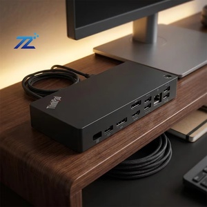 WD19-130W USB-C ddyjk 01887B ด็อกกิ้งแบรนด์ดั้งเดิมมีหลายพอร์ตใช้สำหรับแล็ปท็อป USB 3.0สำหรับจอแสดงผลคู่พอร์ตสีดำ - Product Image 1