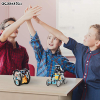 12 En 1 DIY ensamblar juguete educativo de vehículo de deformación de robot alimentado por energía solar para niños