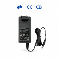 Adaptateur secteur mural UE AC/DC 12V5A 24V2.5A 24V 2.7A Chargeur de table avec certifications UL/CE/UKCA/SAA/BIS/KC/PSE/CCC