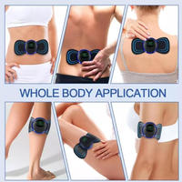 Bantalan Pijat Otot Mini 19 Kecepatan 8 Mode untuk Relaksasi Seluruh Tubuh dan Relaksasi Lengan, Kaki, Telapak Kaki, Bahu, Pinggang