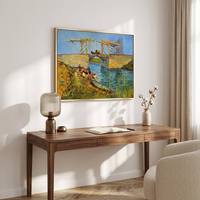 Dipinto a Olio su Tela Personalizzato, Riproduzione di Van Gogh con Texture Pesante e Spatola, Arte per Arredamento Soggiorno