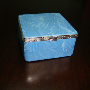 Manufacturer Custom Exquisite Paper Jewelry Boxes Package Blue Packaging Boxes Luxury Jewelry