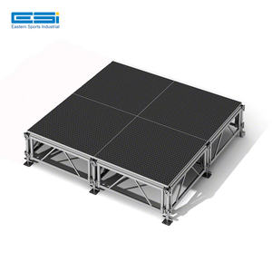 Escenario de aluminio portátil duradero con superficie antideslizante Diseño de montaje fácil ESI para pantallas de truss - Product Image 2