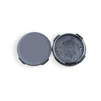 Enjoliveurs de moyeu de roue noirs argentés de 56 mm, design personnalisé compatible, avec logo et emblème, pour jantes Mazda 3, 5, 6, MX-5, CX-3